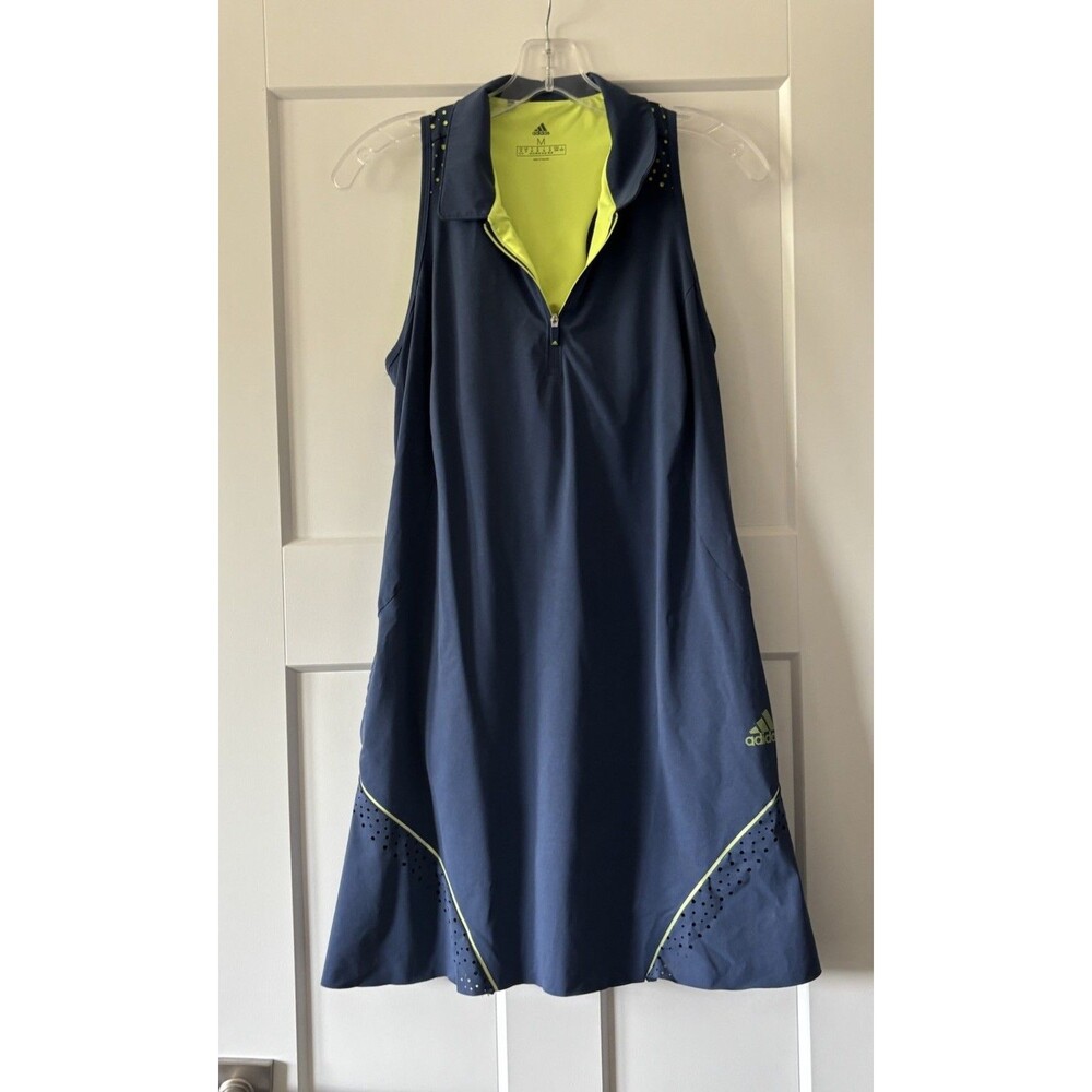 Adidas Golf Dress Color Pop Perforated Tennis Pickleball Golf Women's Sz Med